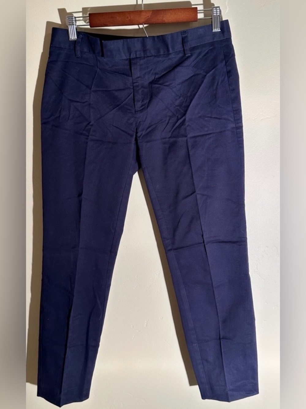 GAP Women’s Slim Cropped Chino Pants Navy Size 2 Stretch 26” Inseam